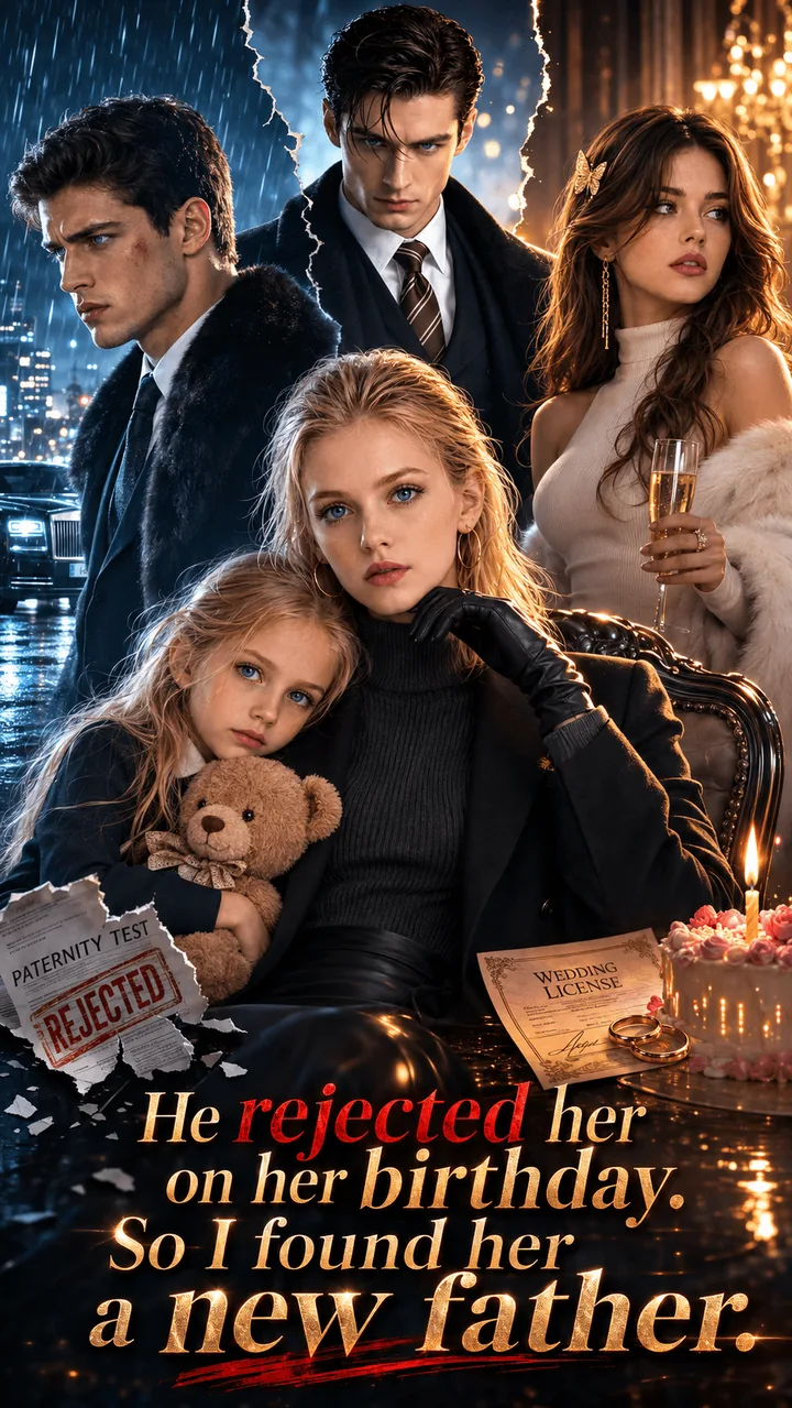 He rejected her on her birthday. So I found her a new father poster