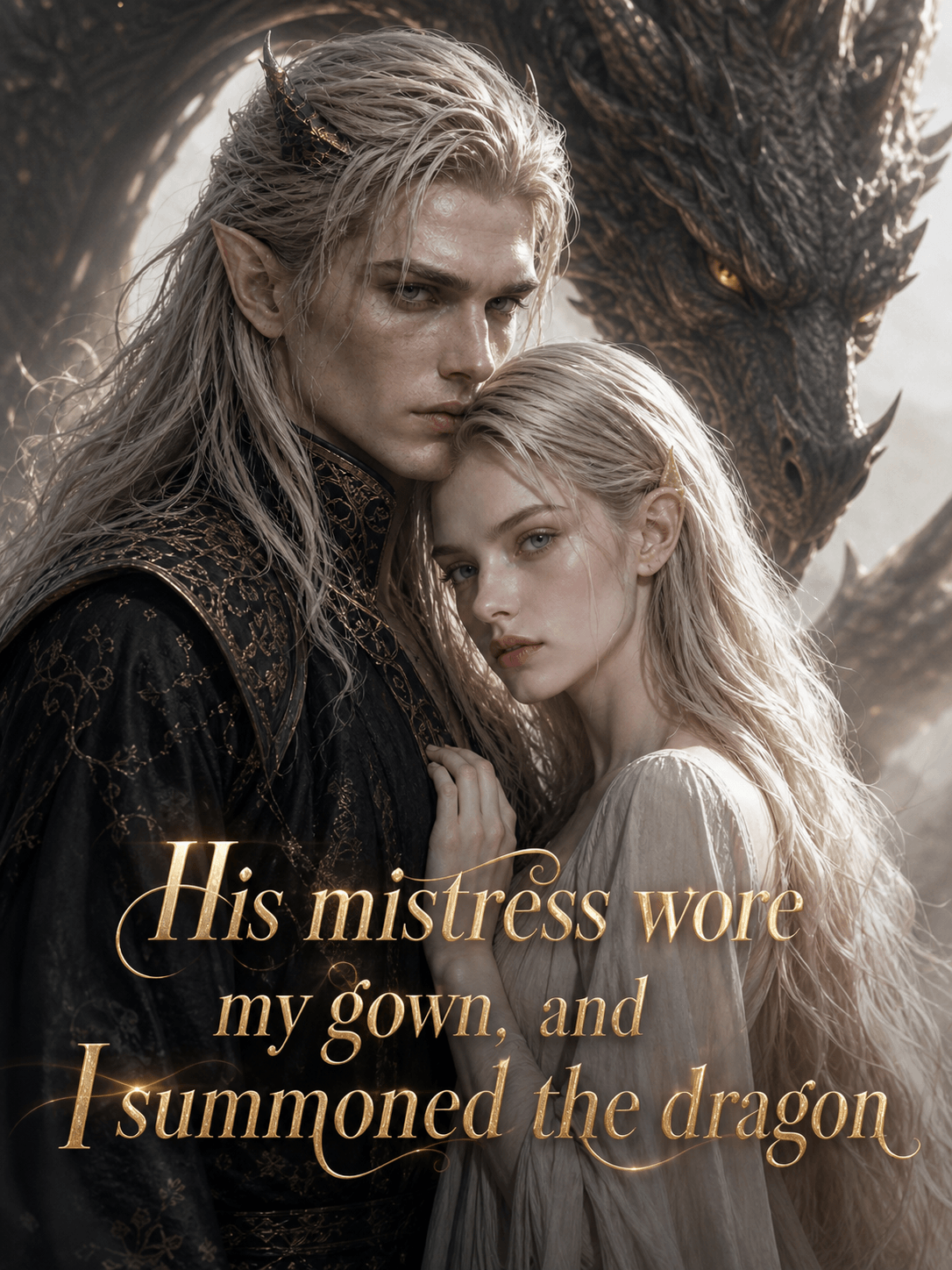 His mistress wore my gown, and I summoned the dragon poster