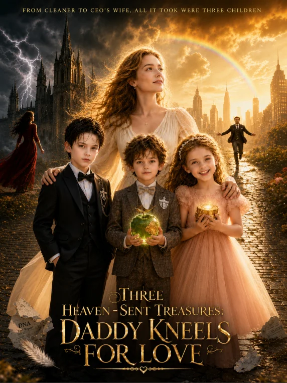 Three Heaven‑Sent Treasures: Daddy Kneels For Love cover