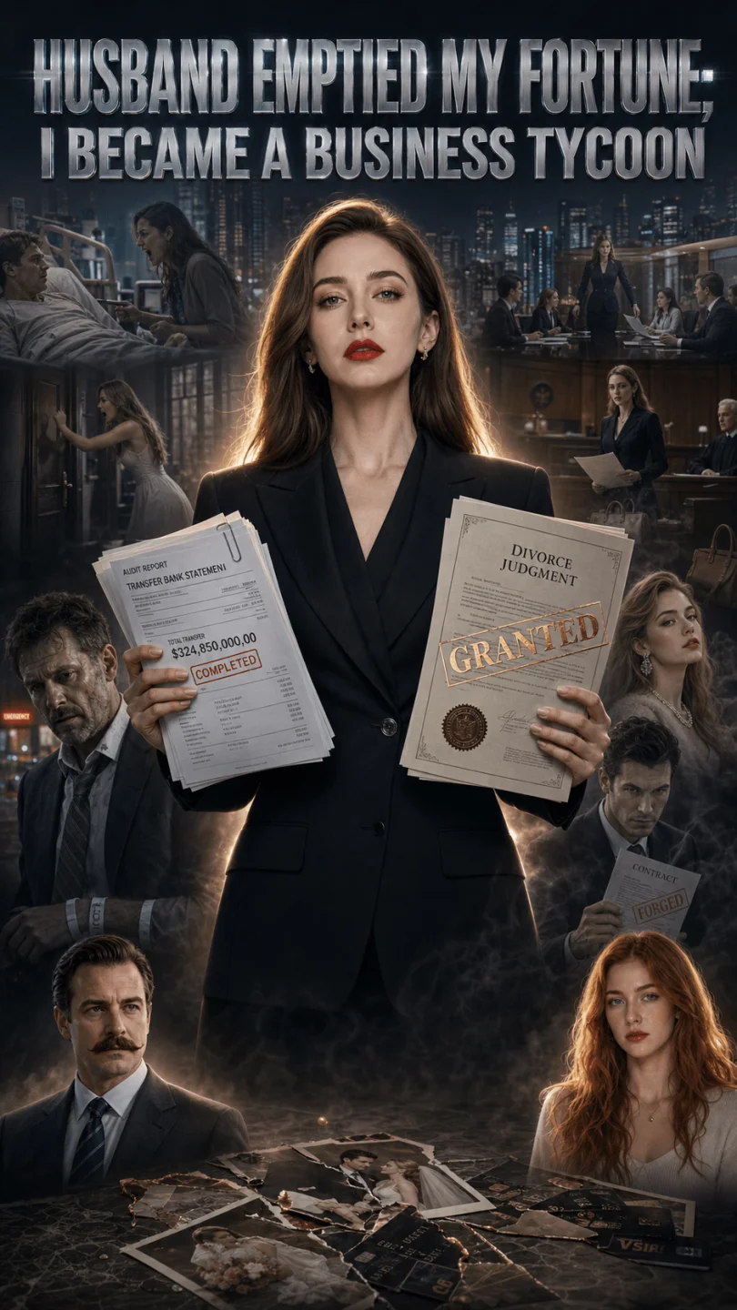 Husband Emptied My Fortune; I Became a Business Tycoon cover