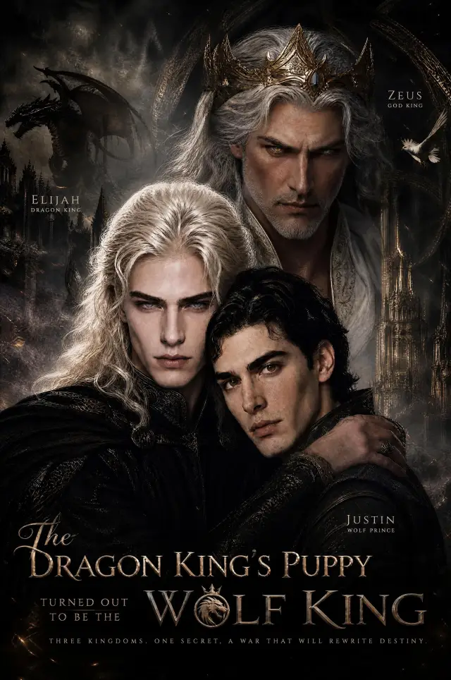 The DRAGON KING'S PUPPY TURNED OUT TO BE THE WOLF KING JUSTIN WOLF PRINCE cover