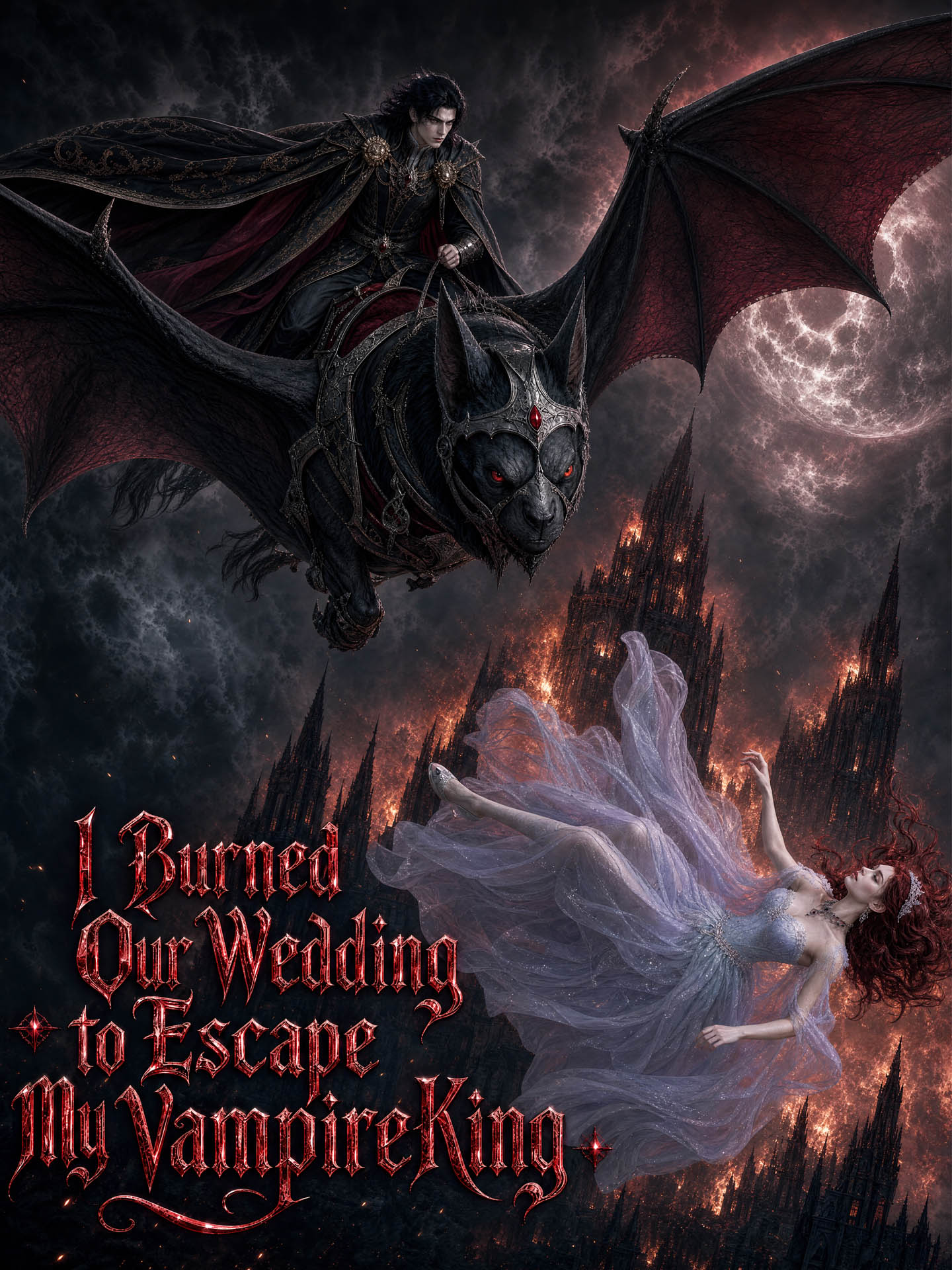 I Burned Our Wedding to Escape My Vampire King poster