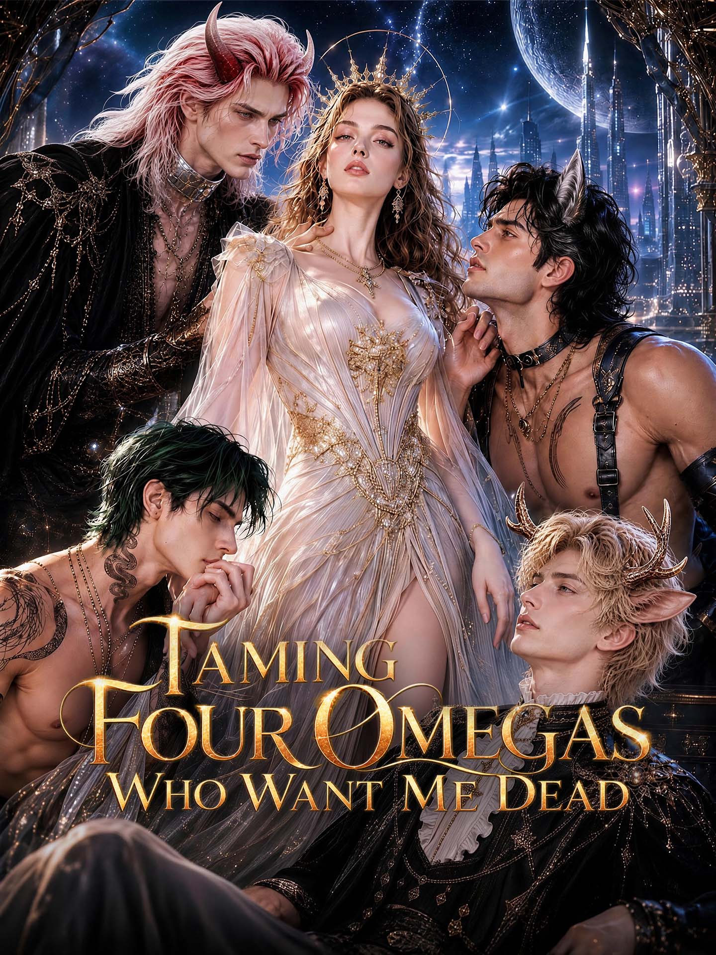 Taming Four Omegas Who Want Me Dead poster