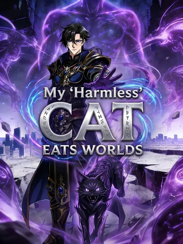 My 'Harmless' Cat Eats Worlds poster