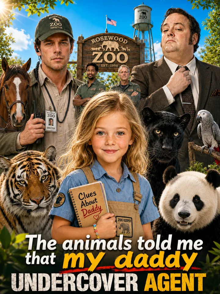 The animals told me that my daddy is an undercover poster