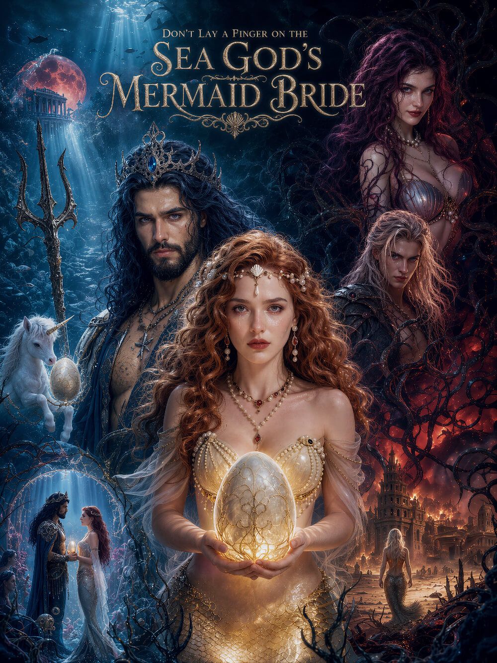 Don't Lay a Finger on the Sea God's Mermaid Bride poster