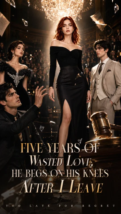 FIVE YEARS OF  WASTED LOVE,  HE BEGS ON HIS KNEES  AFTER I LEAVE cover