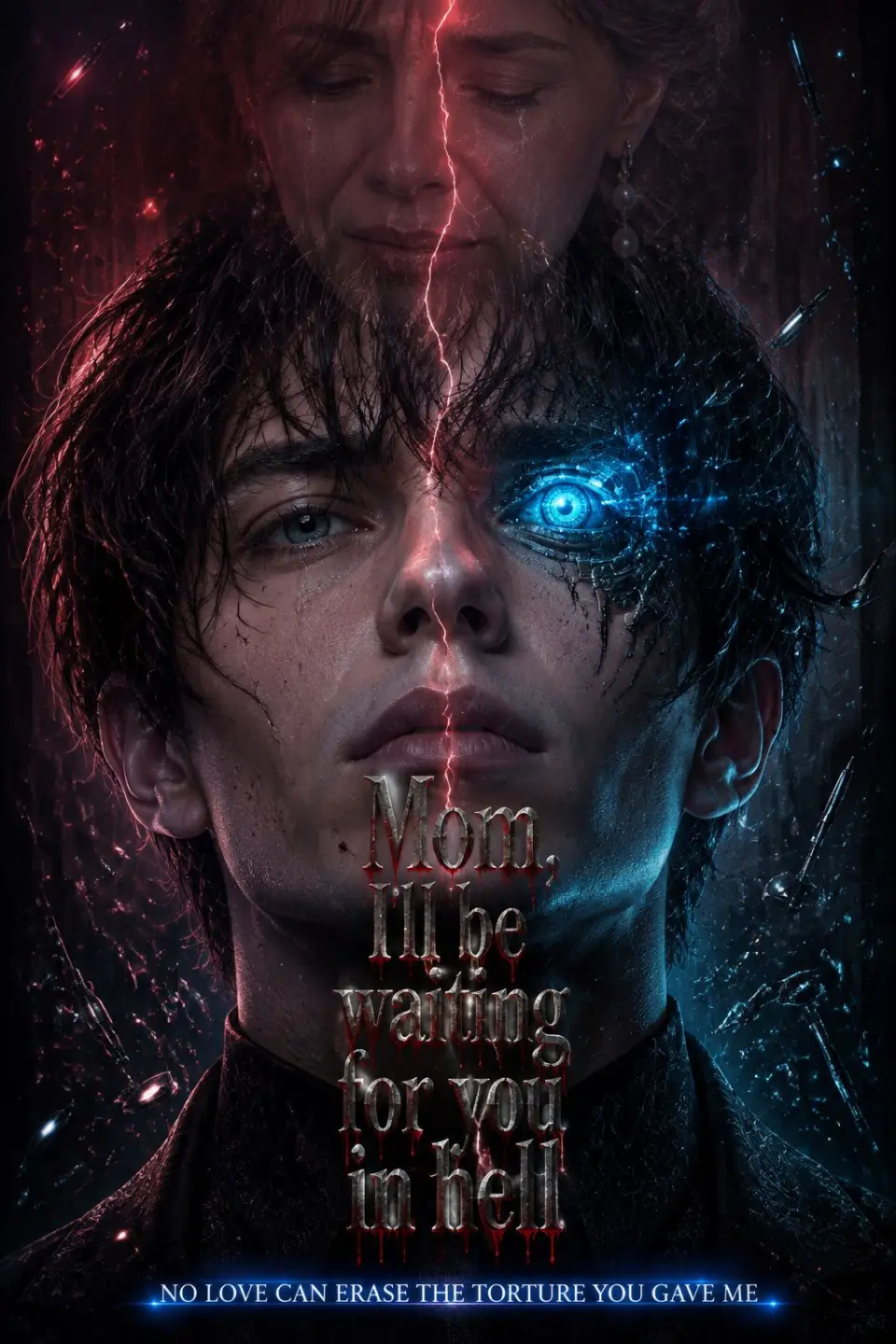 Mom, I'll be waiting for you in hell poster