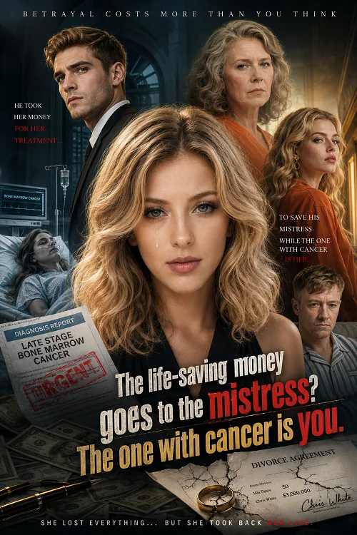 The life-saving money goes to the mistress? The one with cancer is you. cover
