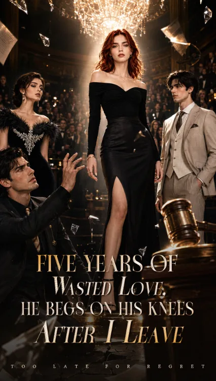 FIVE YEARS OF  WASTED LOVE,  HE BEGS ON HIS KNEES  AFTER I LEAVE cover