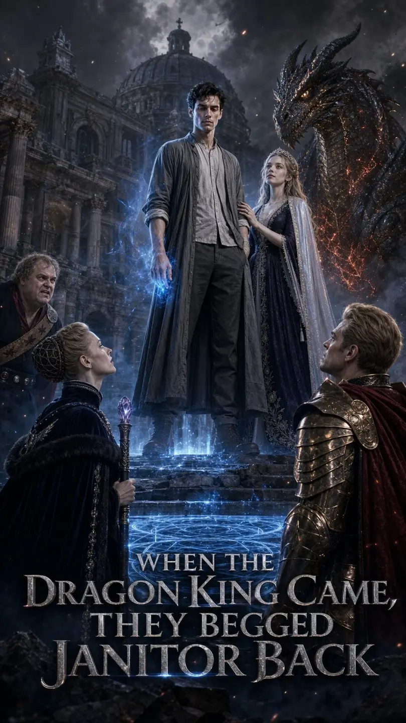 When the Dragon King Came, They Begged Janitor Back cover
