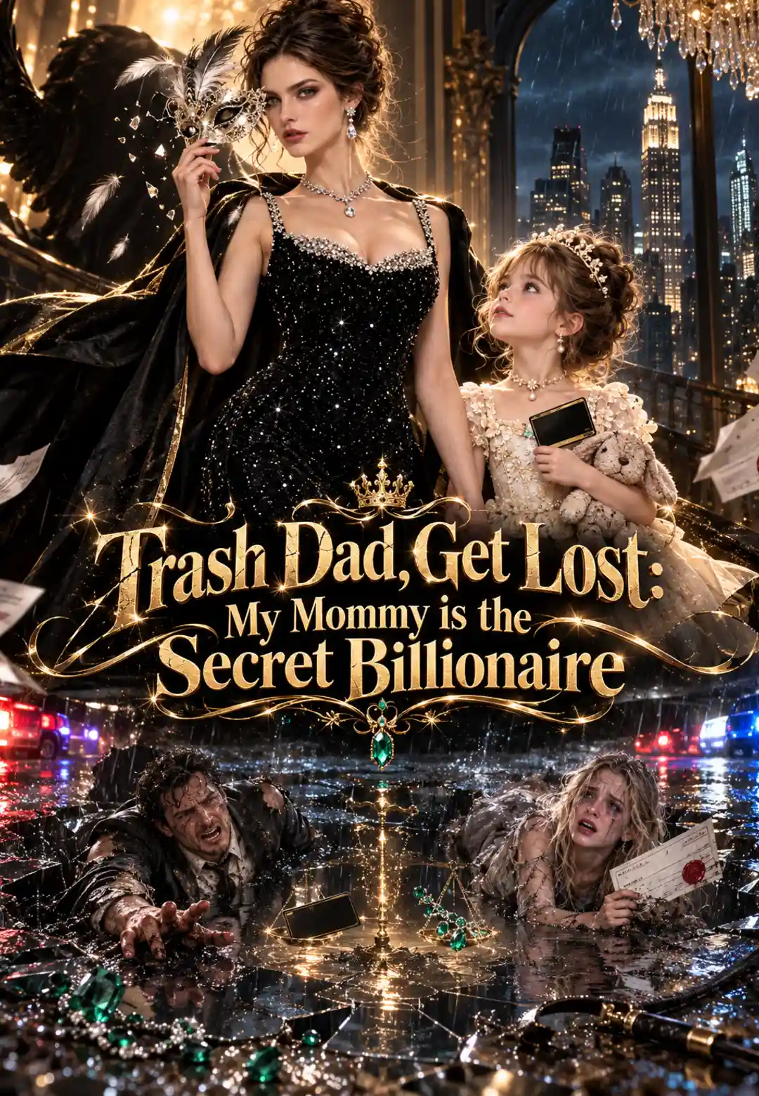 Trash Dad, Get Lost: My Mommy is the Secret Billionaire poster