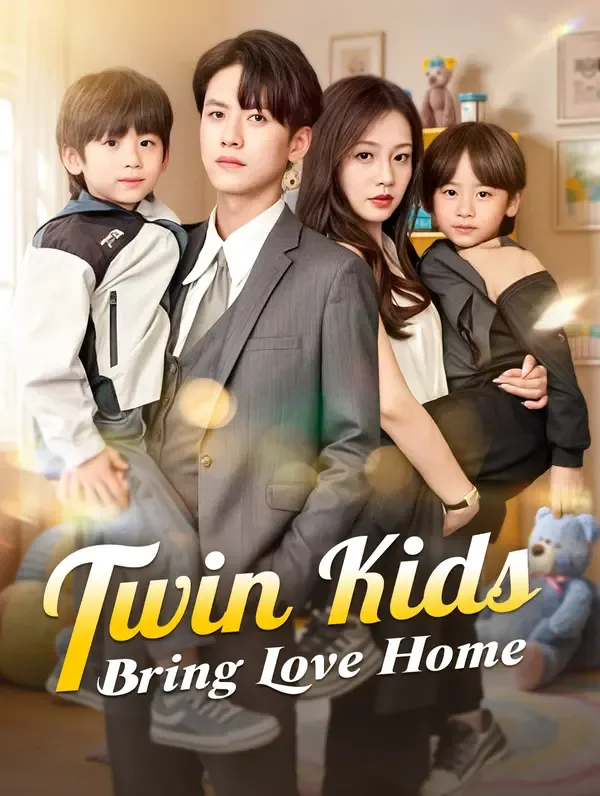 Twin Kids Bring Love Home poster
