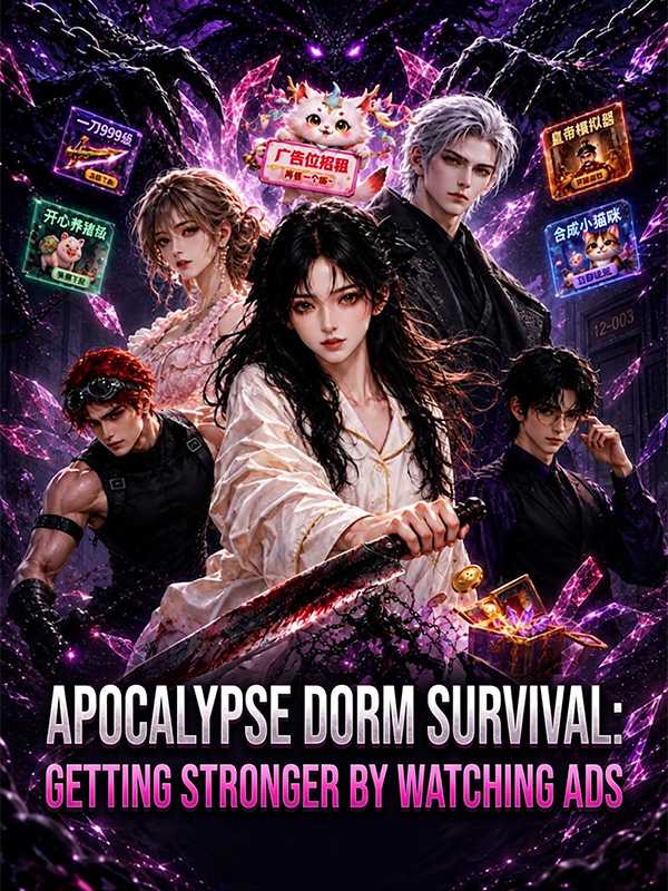 Apocalypse Dorm Survival: Getting Stronger by Watching Ads poster