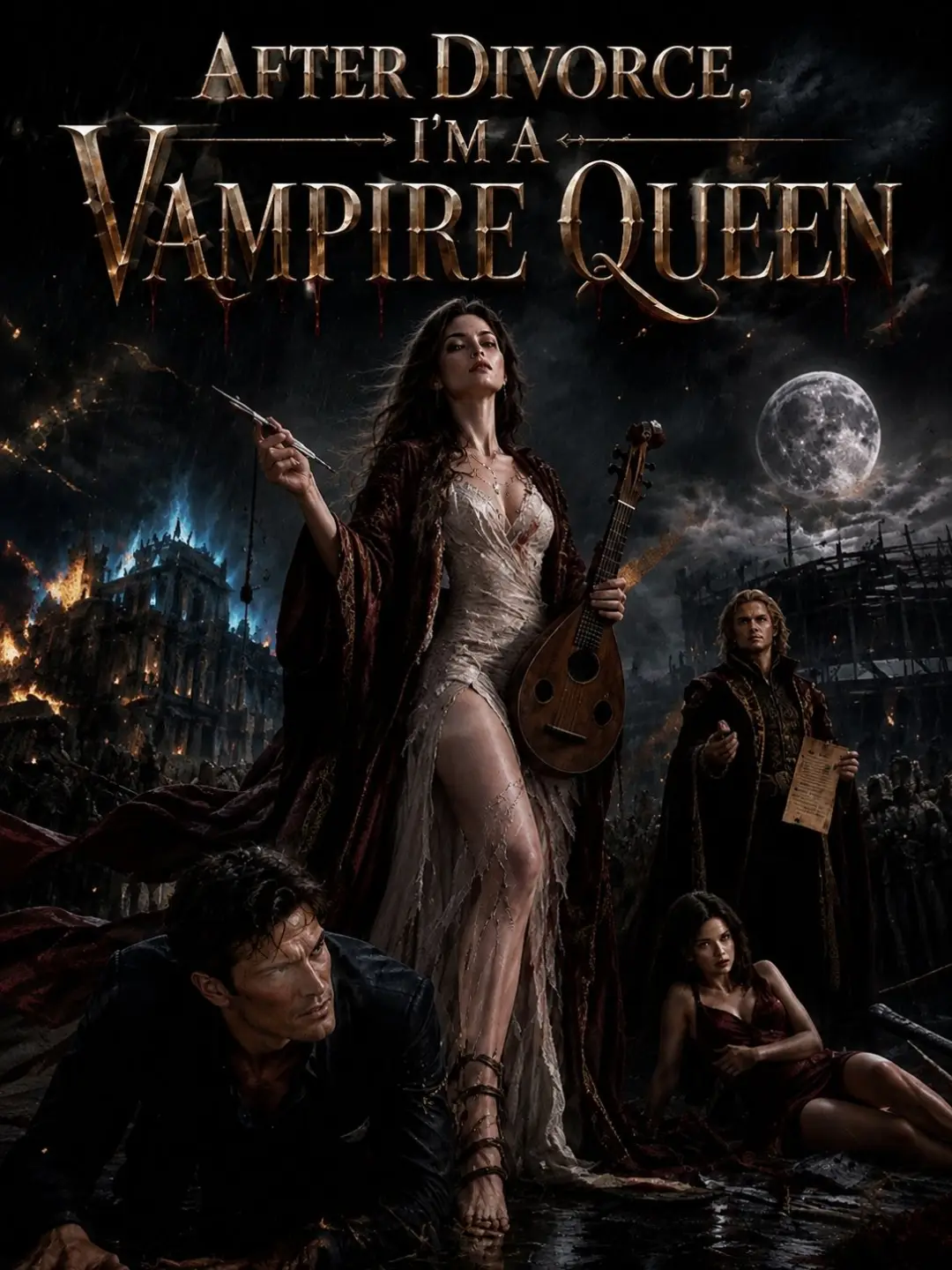 AFTER DIVORCE, I'M A VAMPIRE QUEEN cover