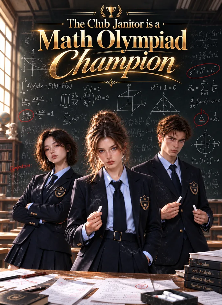 The Club Janitor is a Math Olympiad Champion poster