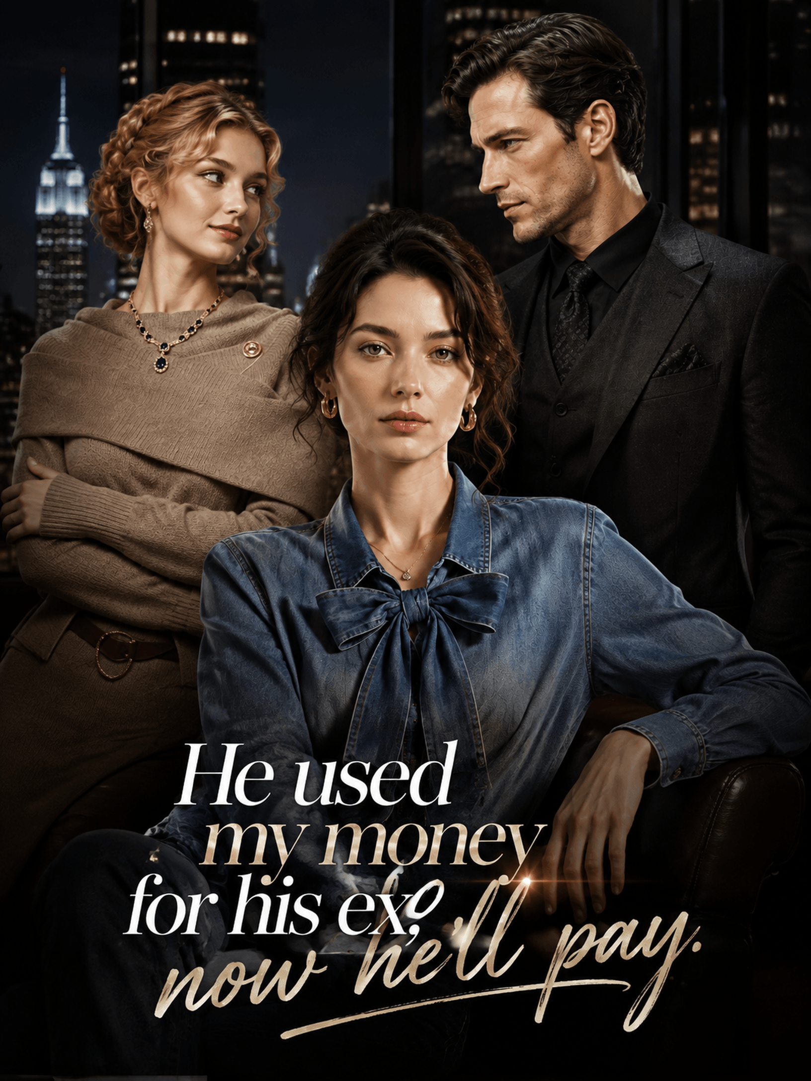 He used my money for his ex, now he'll pay poster
