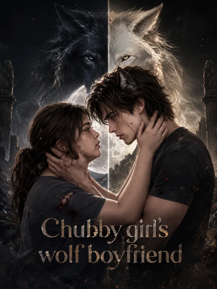 Chubby girl's wolf boyfriend poster
