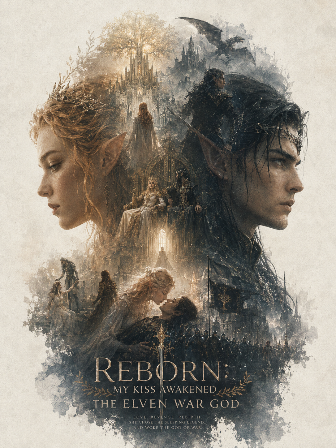 Reborn: My Kiss Awakened the Elven War God poster