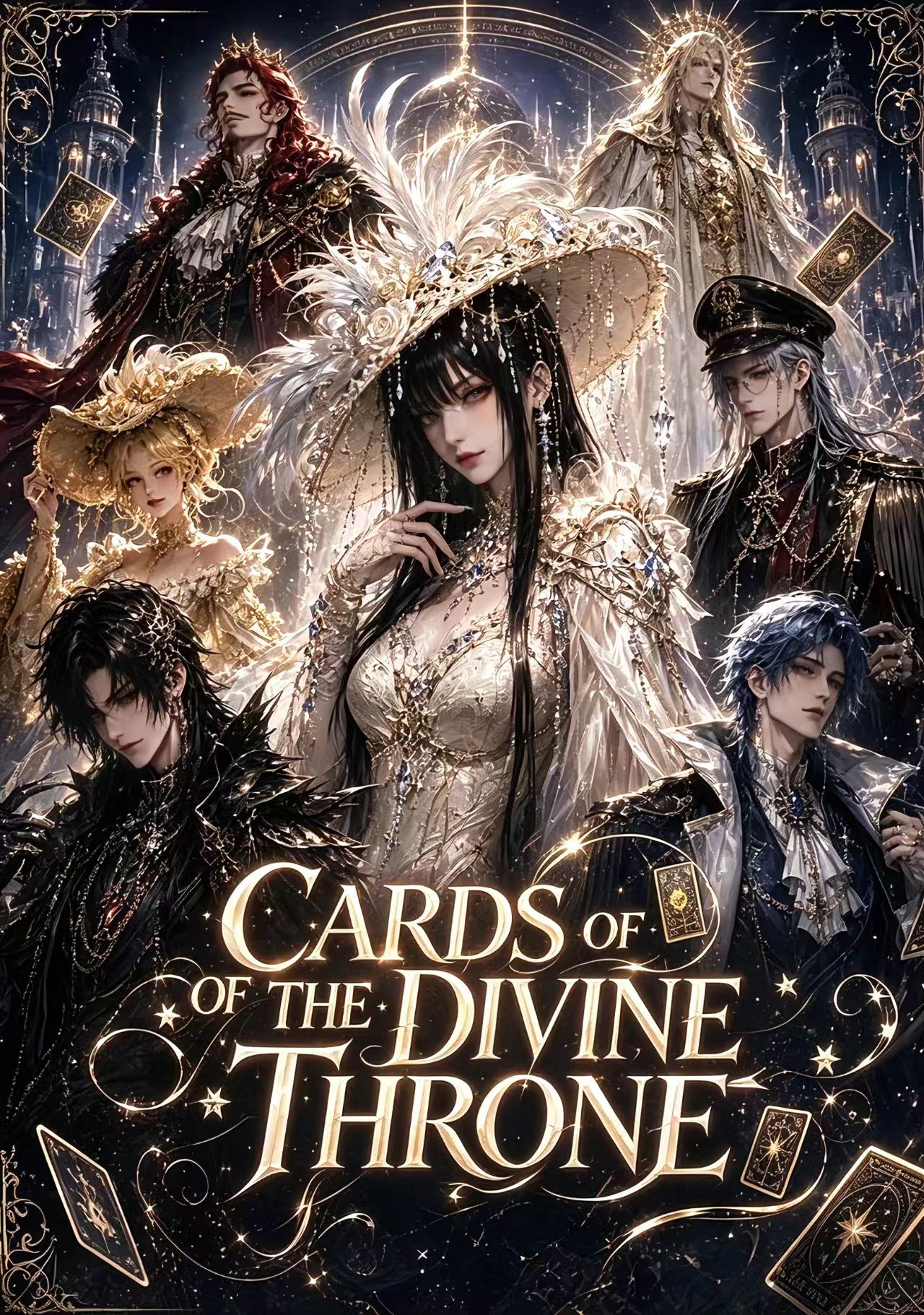 I Became a Throne Girl Through Cards poster