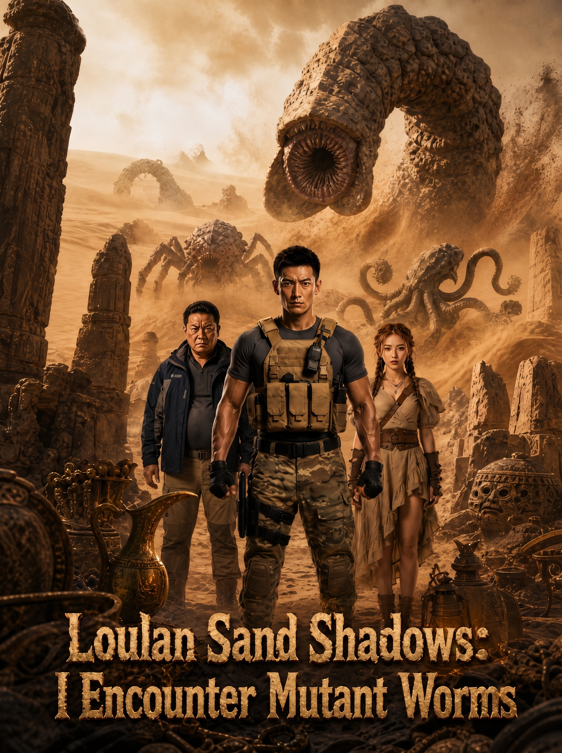 Loulan Sand Shadows: I Encounter Mutant Worms poster