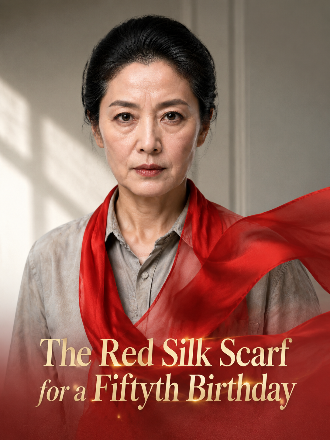 The Red Silk Scarffora Fiftyth Birthday poster