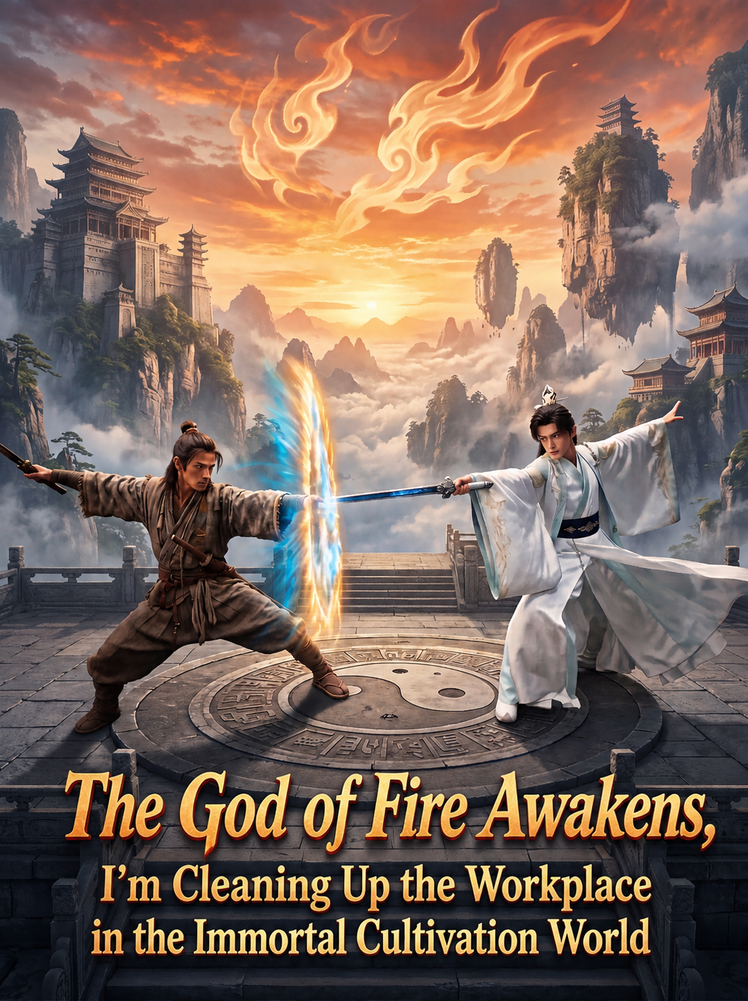 The God of Fire Awakens, I'm Cleaning Up the Workplace in the Immortal Cultivation World poster
