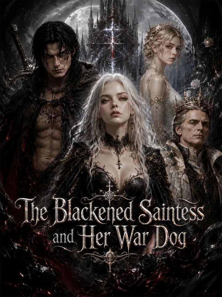 Blackened Holy Maiden and Her War Dog Deity poster