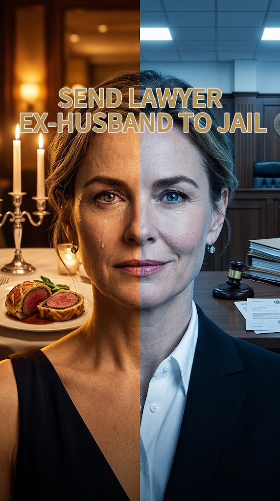 lawyer ex-husband to jail poster
