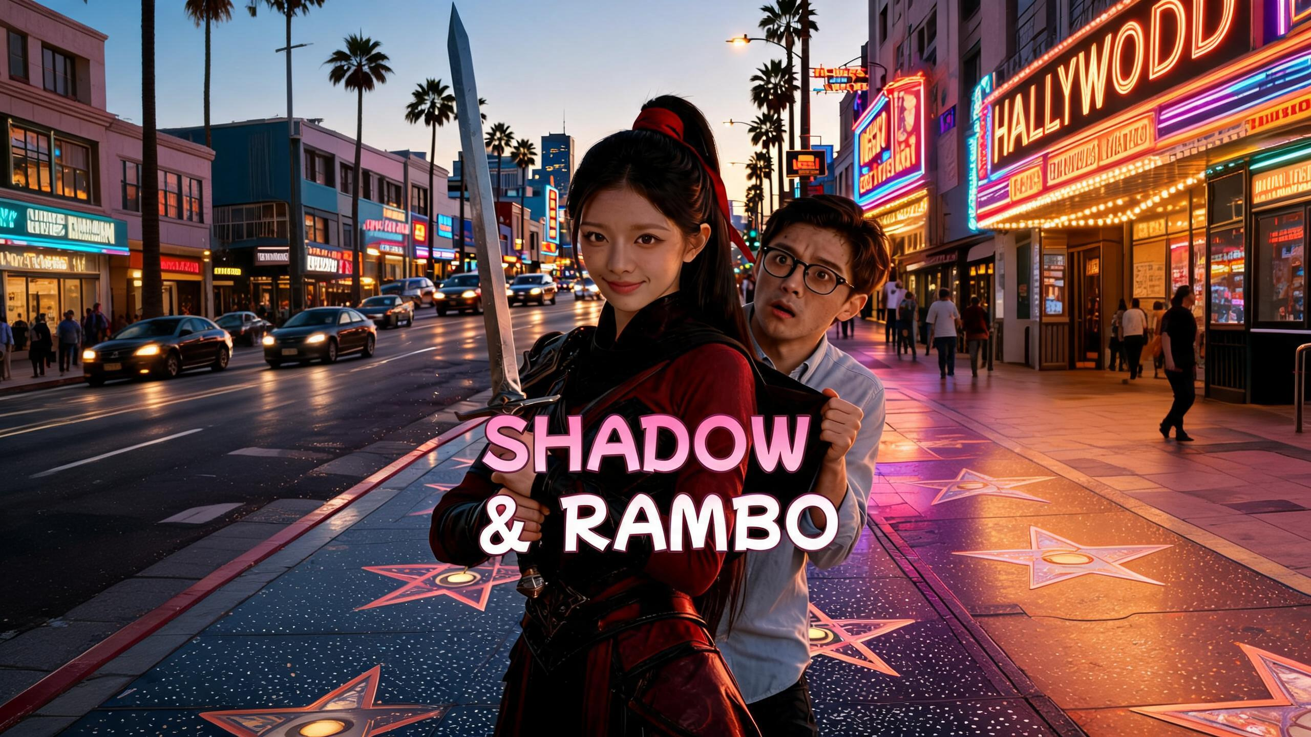 Shadow and Rambo poster