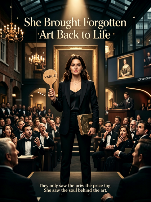 She Brought ForgottenArt Backto Life poster