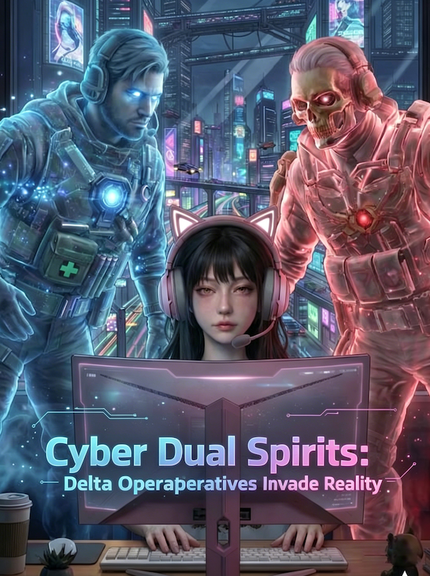 Cyber Dual Spirits: Delta Operatives Invade Reality poster