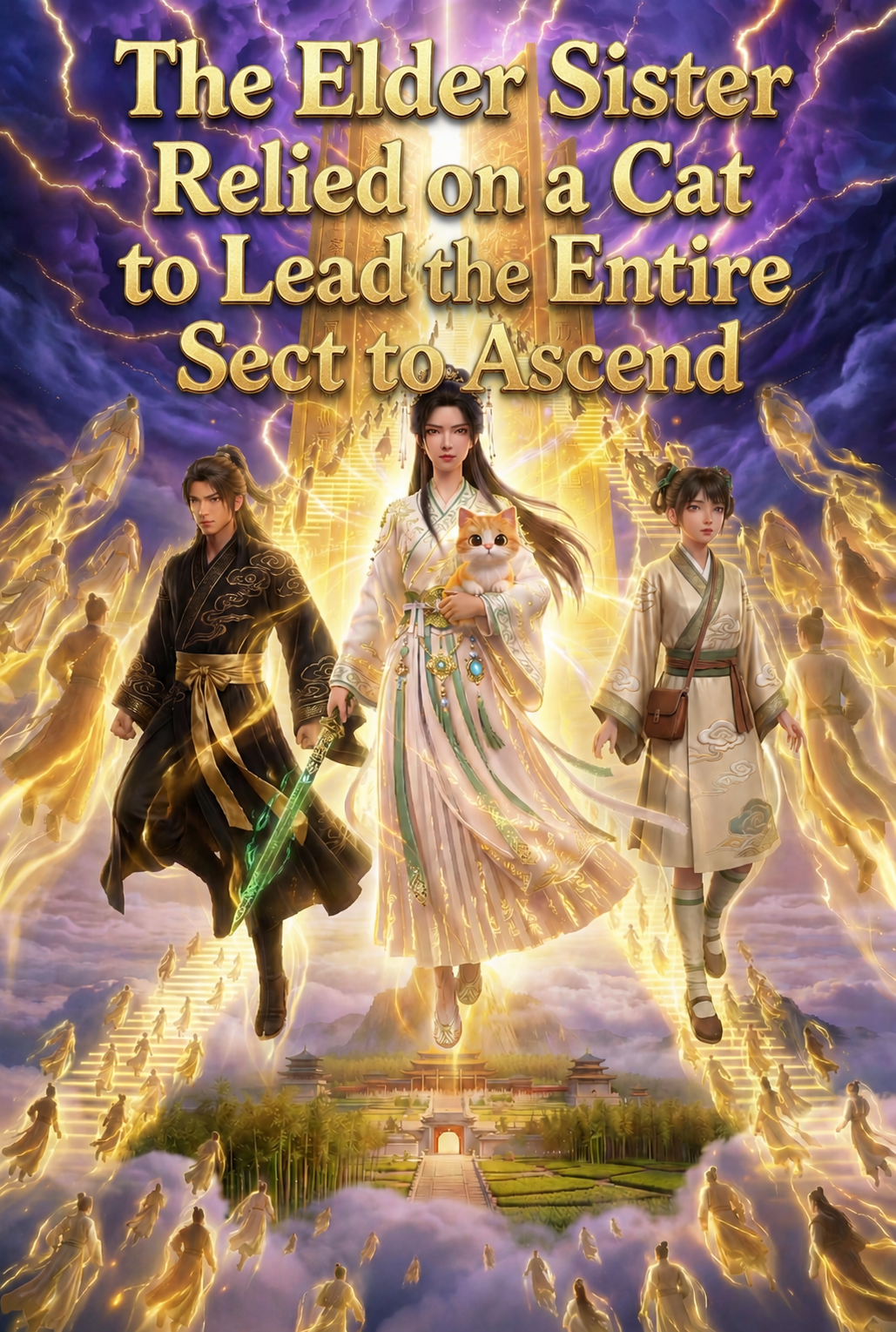 The senior sister led the entire sect to ascend by playing with cats. poster