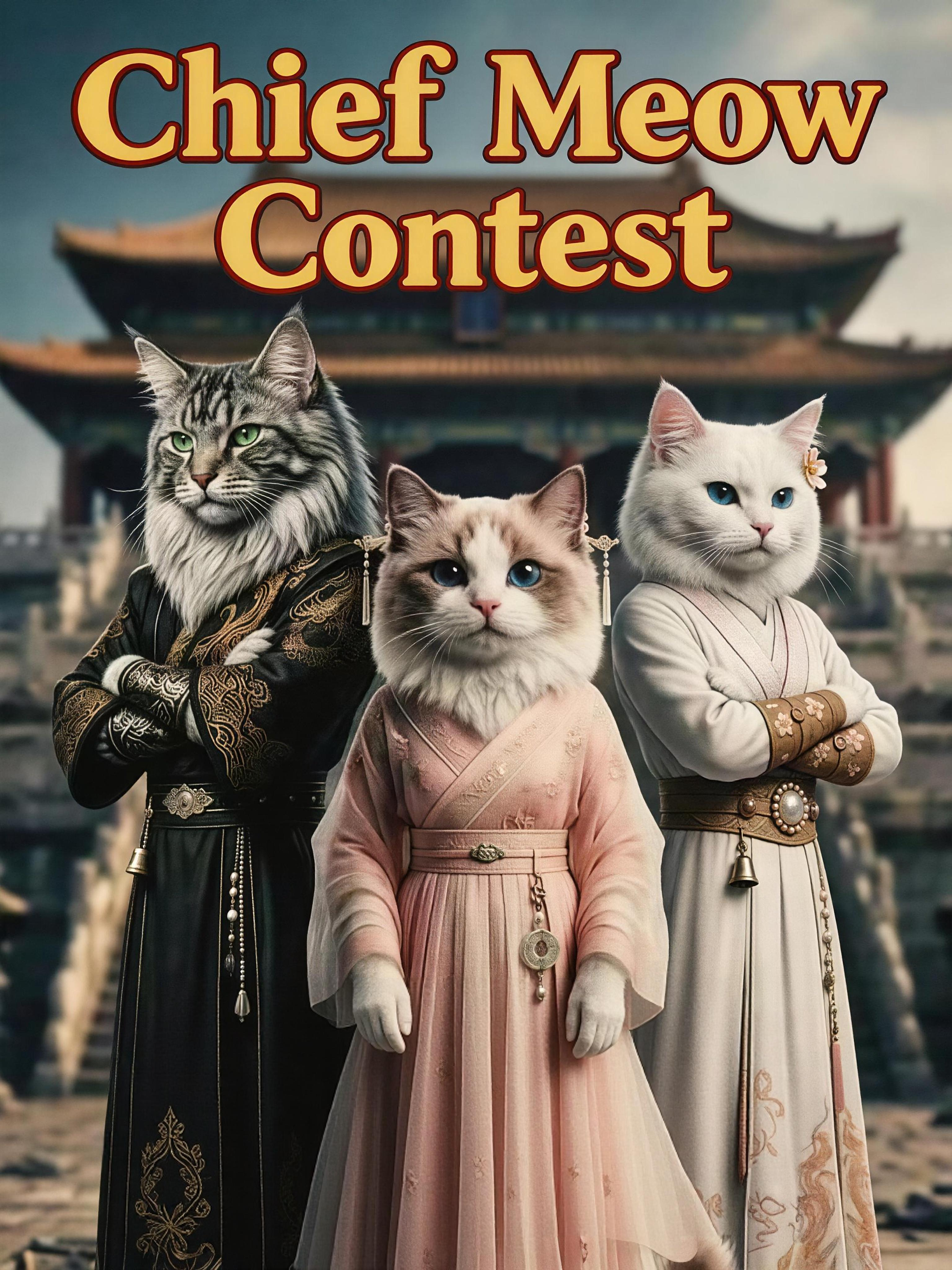 Chief Meow Contest poster