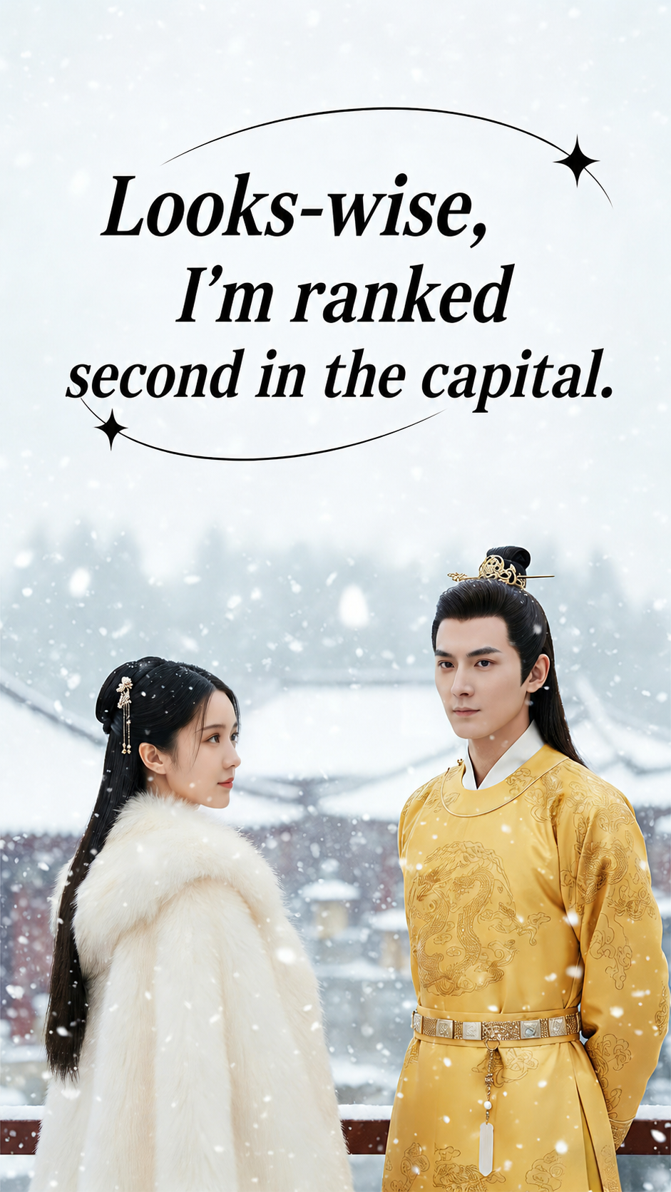 Looks-wise, I'm ranked second in the capital. poster