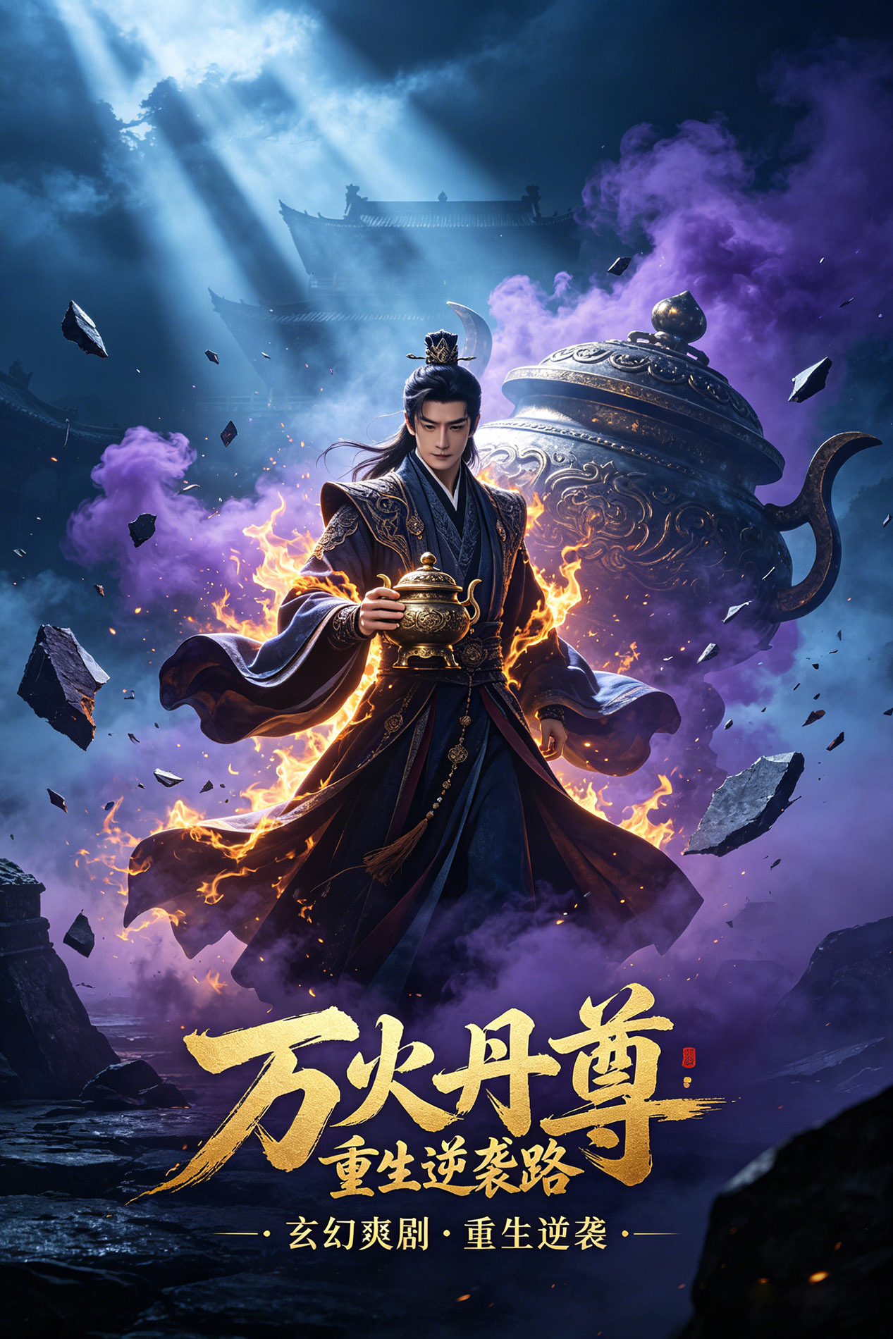 'Ten Thousand Fire Elixir Sovereign: Returning to the Peak' poster