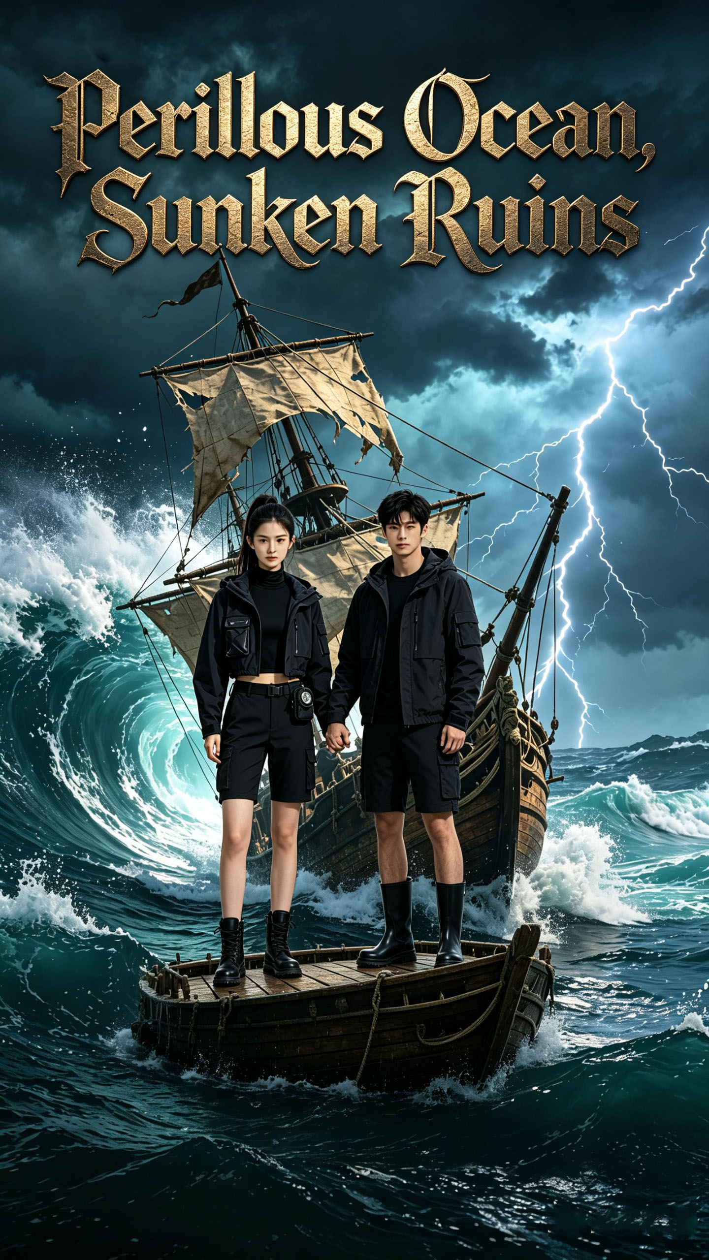Perilous Ocean, Sunken Ruins poster