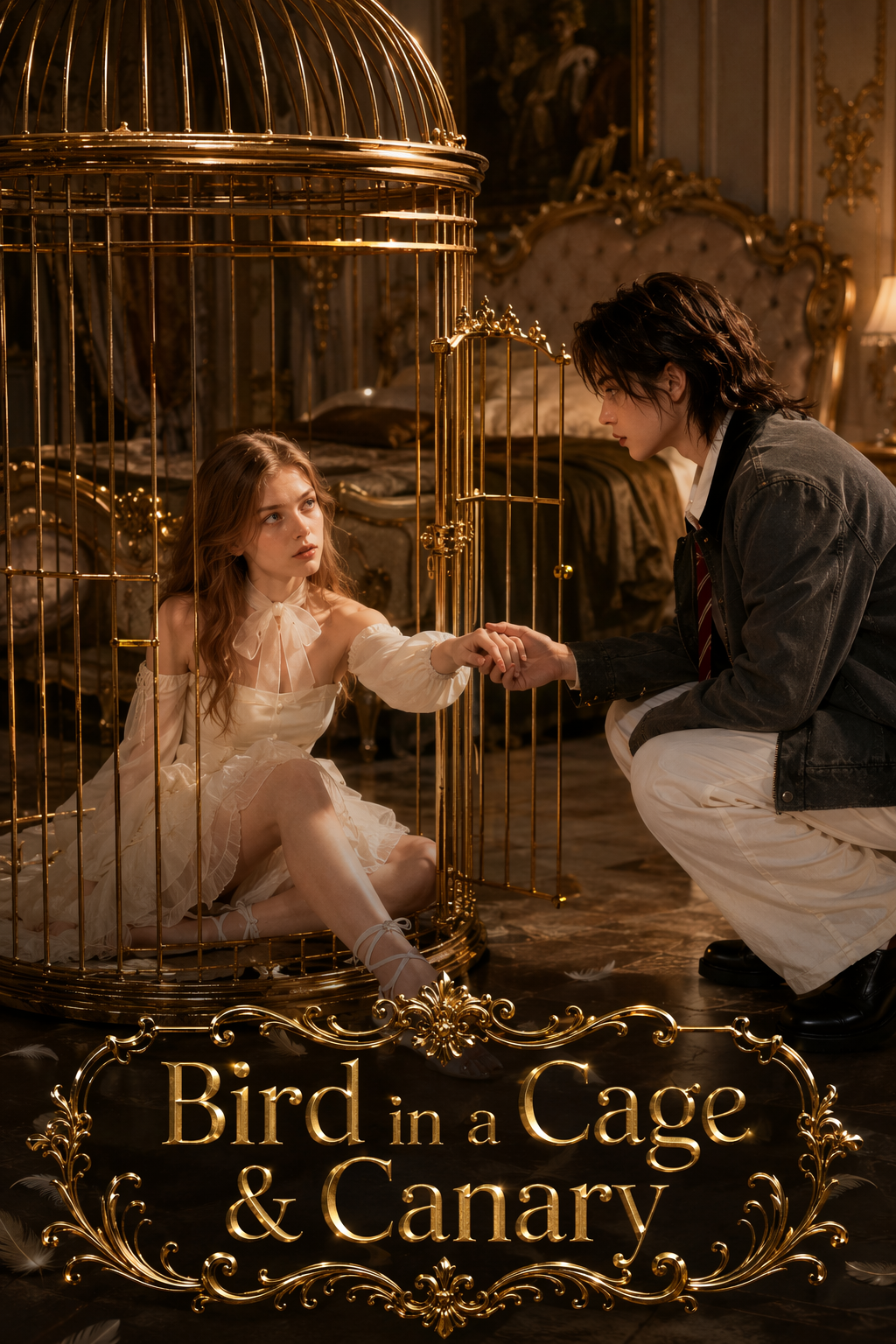 Bird in a Cage & Canary poster