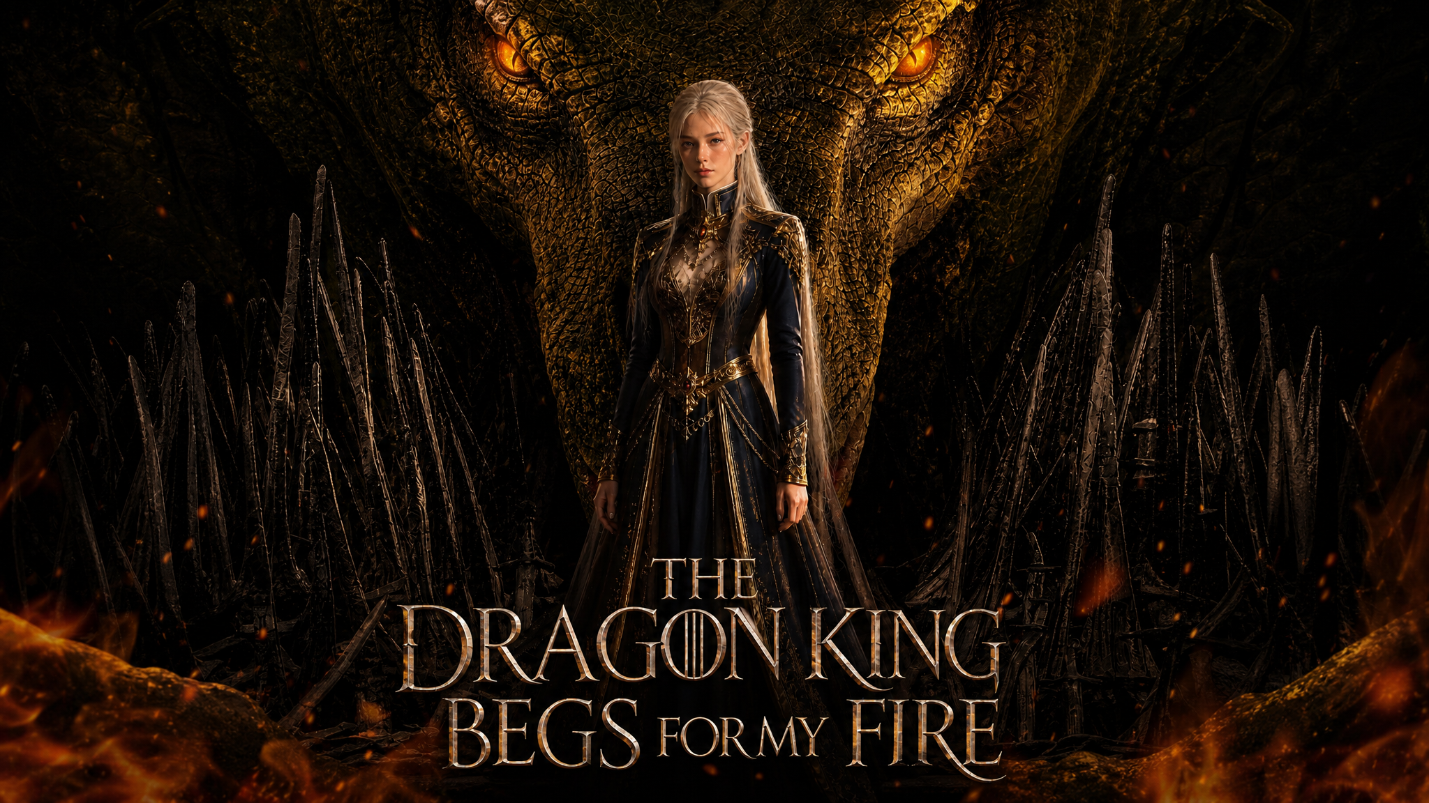 The Dragon King Begs for My Fire poster