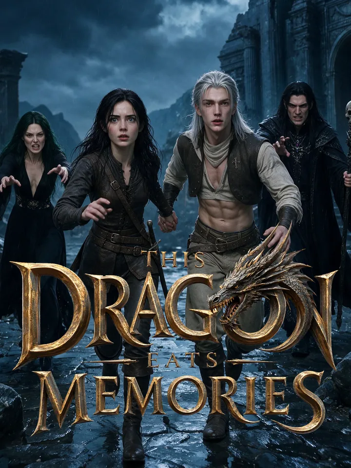 This dragon eats memories poster