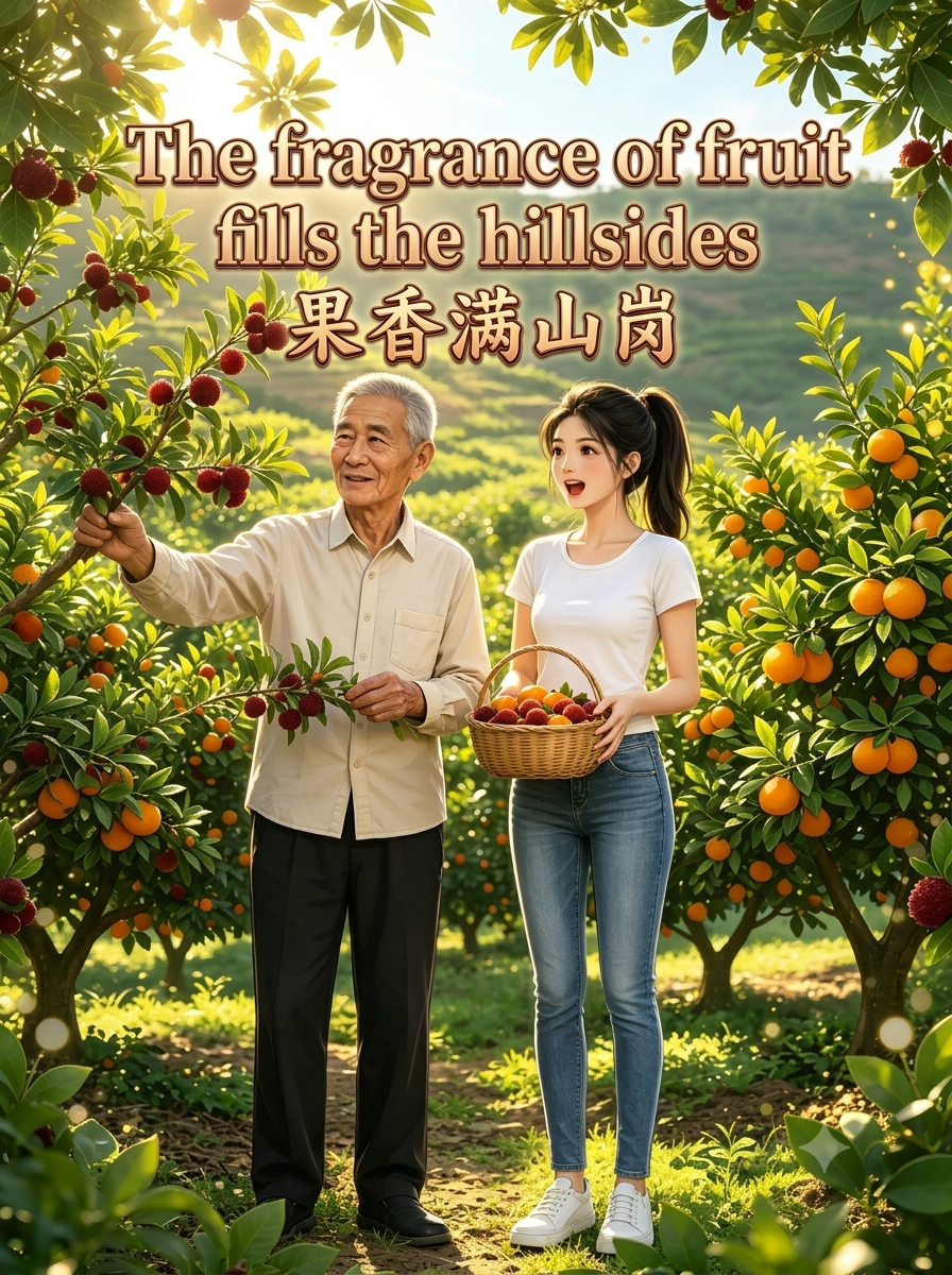 The fragrance of fruit poster