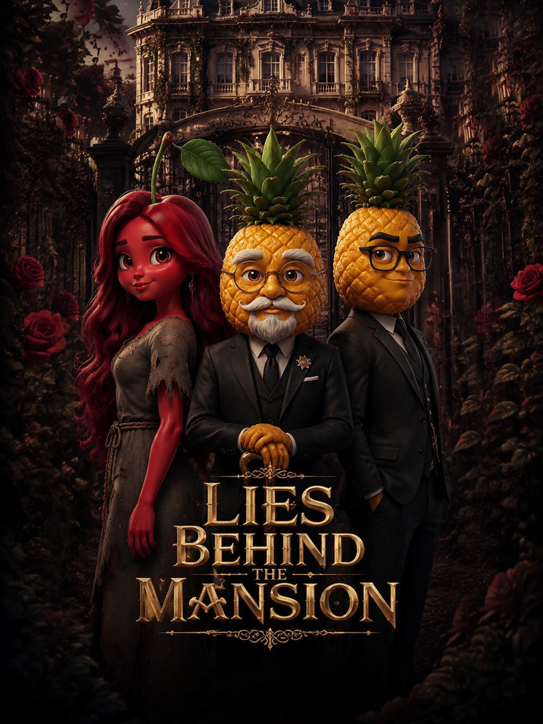 Lies Behind the Mansion poster