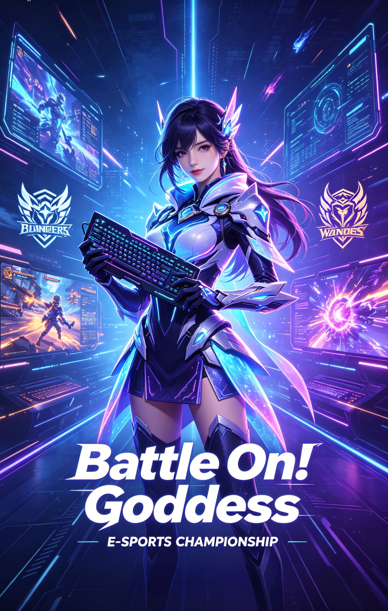 Battle On! Goddess poster