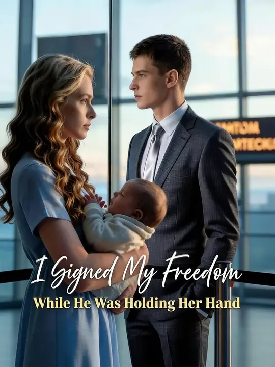 I Signed My Freedom While He Was Holding Her Hand poster