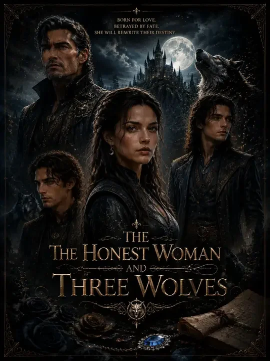 The honest woman and three wolves poster