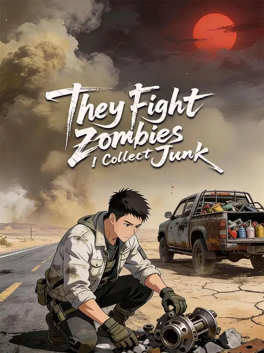 They Fight Zombies. I Collect Junk poster