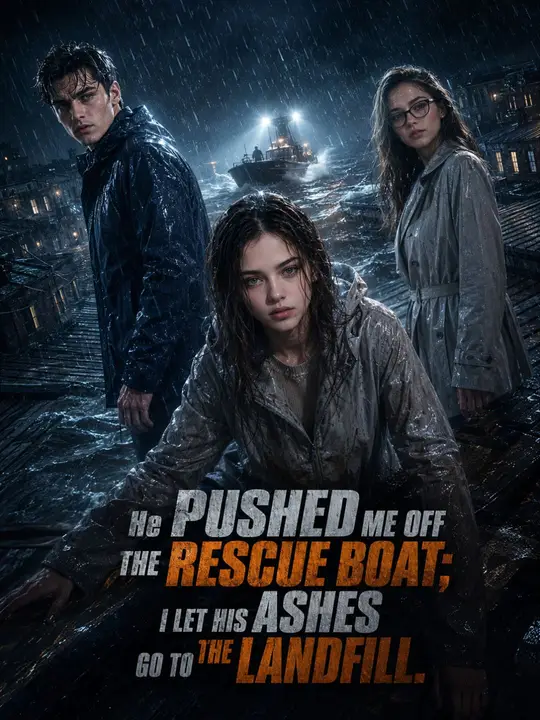 He pushed me off the rescue boat I let his ashes go to the landfill poster