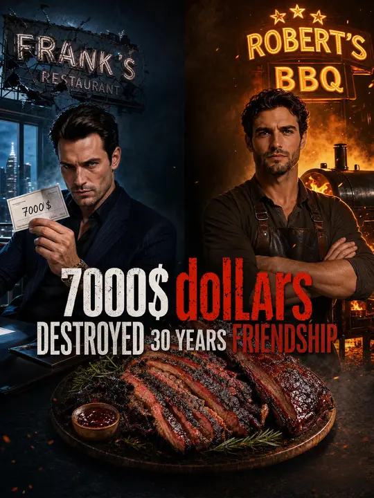 7000 dollars destroyed 30 years friendship poster