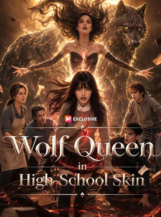 Wolf Queen In High‑School Skin poster