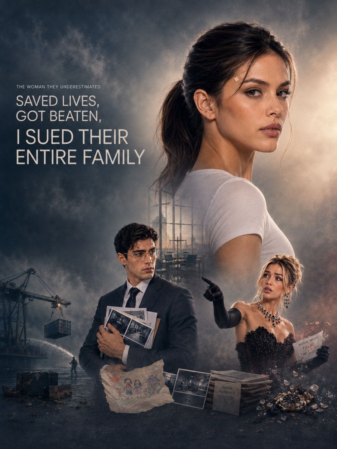 Saved lives, got beaten, I sued their entire family poster